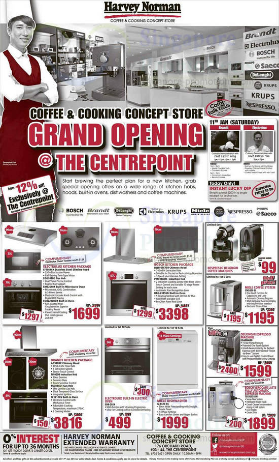 Centrepoint Coffee n Cooking Concept Store Grand Opening