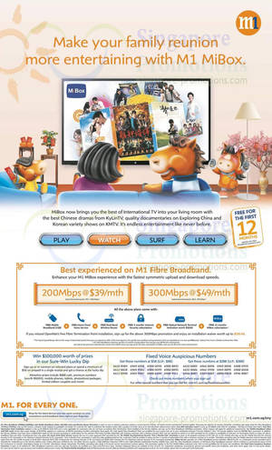 Featured image for (EXPIRED) M1 Smartphones, Tablets & Home/Mobile Broadband Offers 18 – 24 Jan 2014