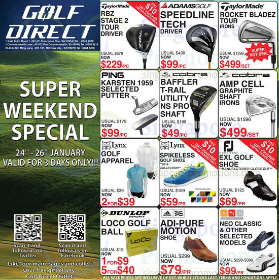 Golf Direct 24 Jan 2014