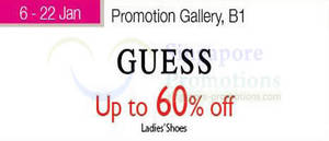 Featured image for (EXPIRED) Isetan Guess Up To 60% OFF @ Isetan Orchard 6 – 22 Jan 2014