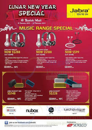 Featured image for (EXPIRED) Jabra CNY Exclusive Promo Offers @ Bedok Mall 18 Jan – 16 Feb 2014