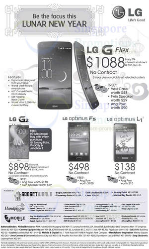 Featured image for LG Smartphones No Contract Offers Price List 11 Jan 2014