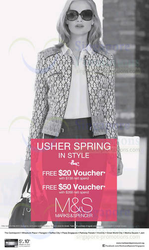 Featured image for (EXPIRED) Marks & Spencer FREE $20 Voucher With $138 Spend 9 Jan – 2 Feb 2014