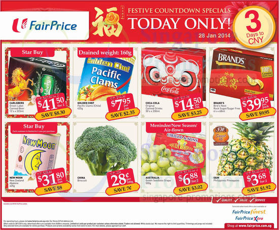 NTUC Fairprice 28 Jan 2014