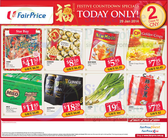 NTUC Fairprice 29 Jan 2014