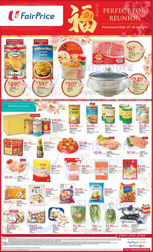 Featured image for (EXPIRED) NTUC Fairprice Abalones & Other CNY 3 Day Offers 27 – 30 Jan 2014