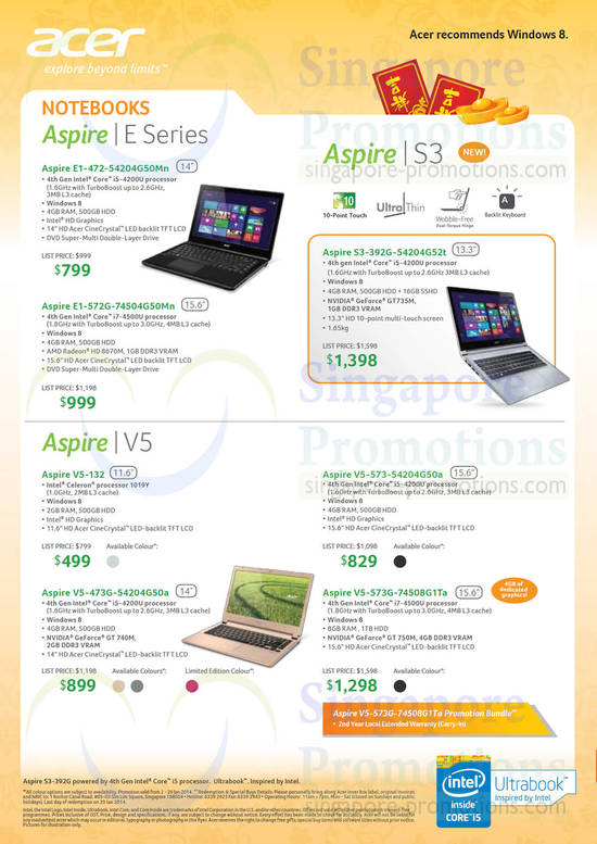 Notebooks E1-472-54204G50Mn, E1-572G-74504G50Mn, S3-392G-54204G52t, V5-132, V5-573-54204G50a, V5-473G-54204G50a, V5-573G-74508G1Ta