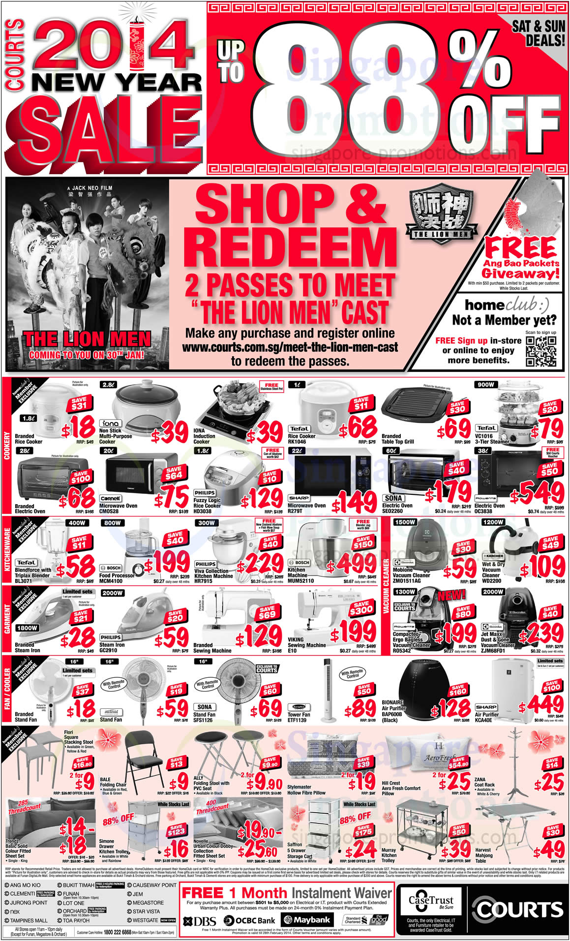 Featured image for Courts 2014 New Year SALE Offers 4 - 5 Jan 2014