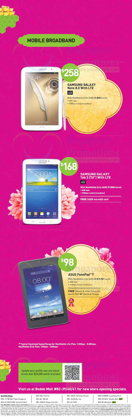 Samsung Galaxy Note 8.0, Samsung Galaxy Tab 3 7.0, ASUS FonePad 7
