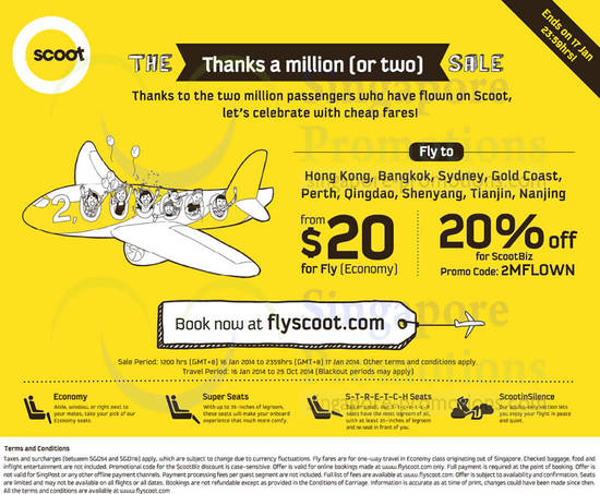 Scoot Airlines 16 Jan 2014