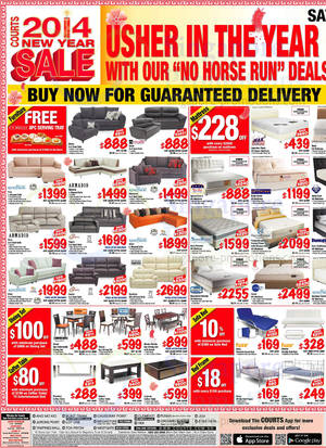 Featured image for Courts 2014 New Year SALE Offers 11 – 12 Jan 2014