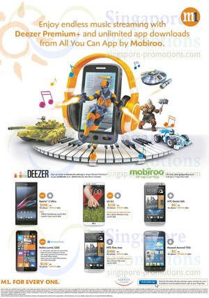 Featured image for (EXPIRED) M1 Smartphones, Tablets & Home/Mobile Broadband Offers 4 – 10 Jan 2014