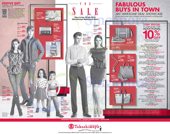 Takashimaya The SALE 10 Jan 2014
