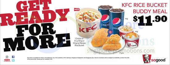 21 Feb 11.90 KFC Rice Bucket Buddy Meal