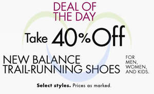 Featured image for (EXPIRED) Amazon.com 40% OFF New Balance Trail-Running Shoes 27 – 28 Feb 2014
