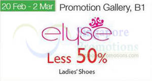 Featured image for (EXPIRED) Isetan 50% OFF Elyse Ladies’ Shoes @ Isetan Orchard 20 Feb – 2 Mar 2014