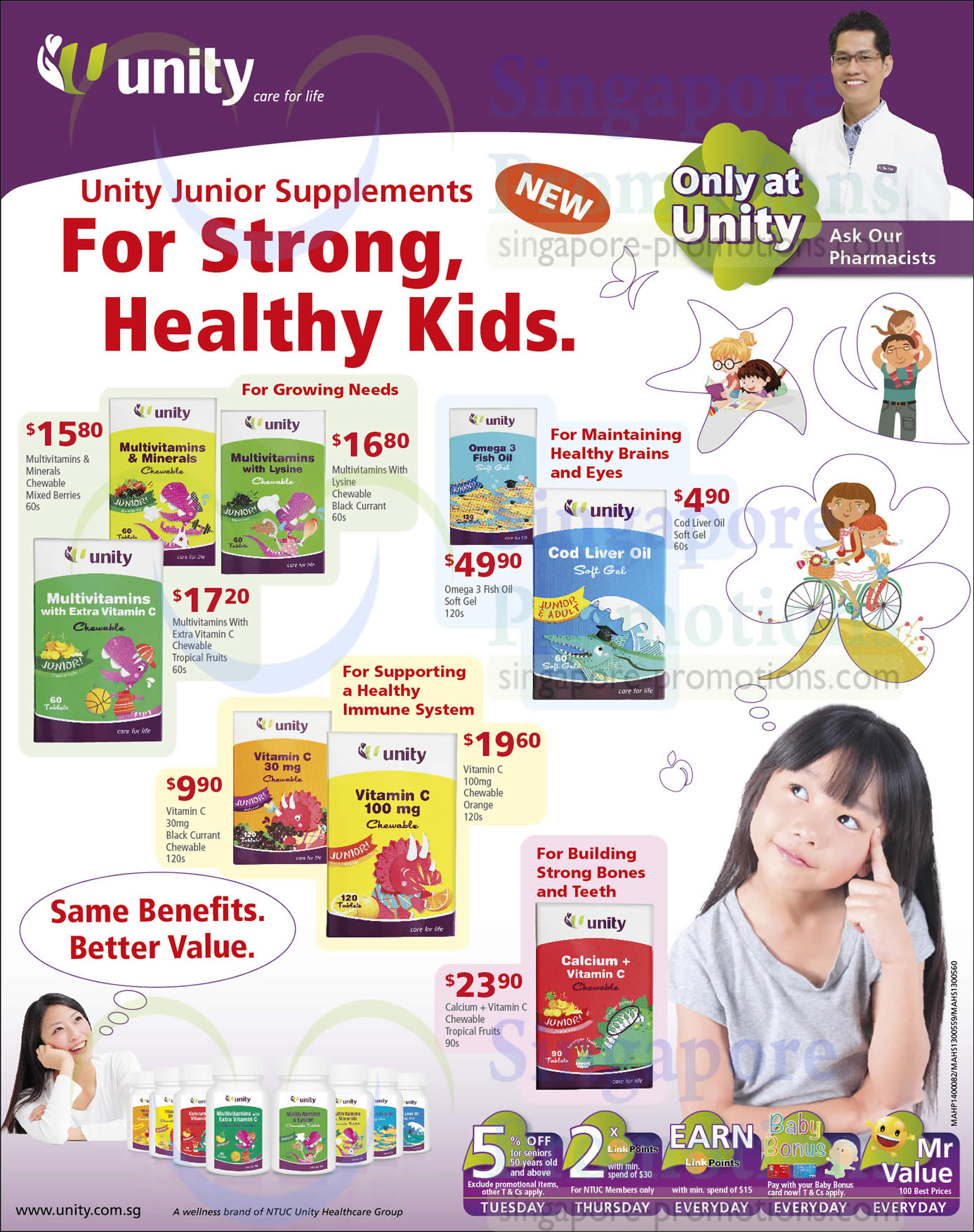 Featured image for NTUC Unity Health Offers & Promotions 21 Feb - 27 Mar 2014