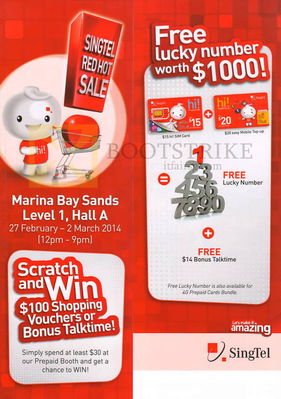 Prepaid Scratch n Win, Free Lucky Number