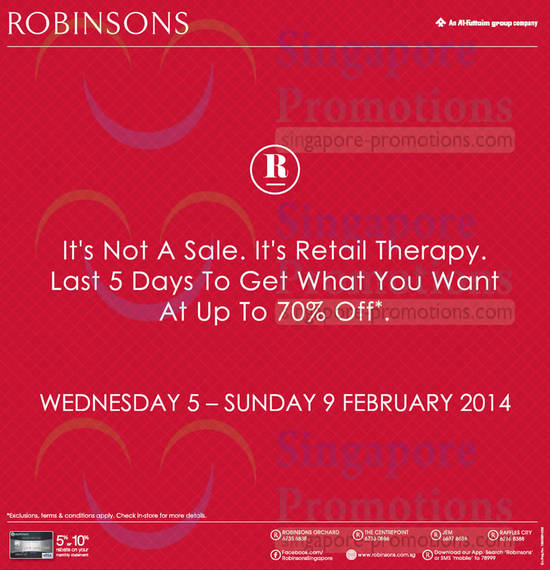 Robinsons Last 5 Days