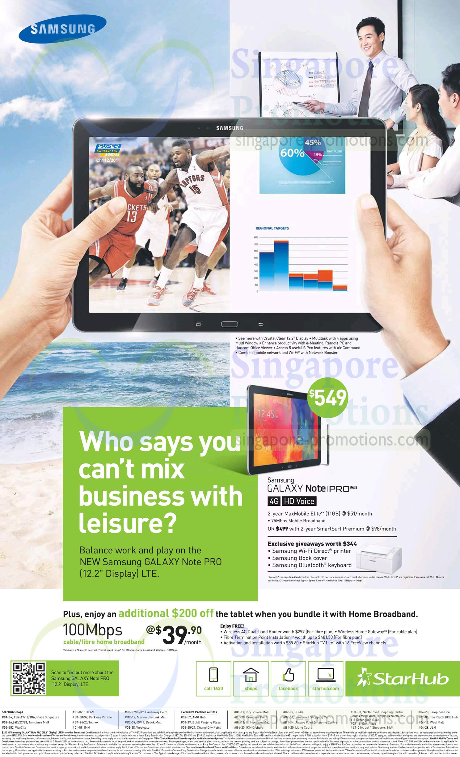 Featured image for Starhub Smartphones, Tablets, Cable TV & Mobile/Home Broadband Offers 22 - 26 Feb 2014