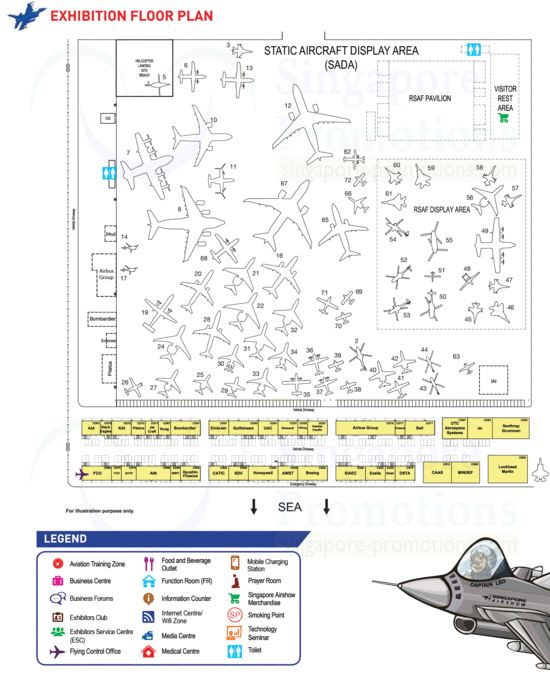 Static Aircraft Display Area SADA