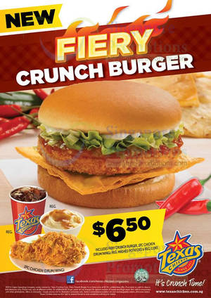 Featured image for Texas Chicken NEW Fiery Crunch Burger 18 Feb 2014