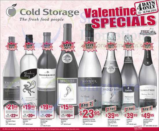 Valentines Day Wines Offers