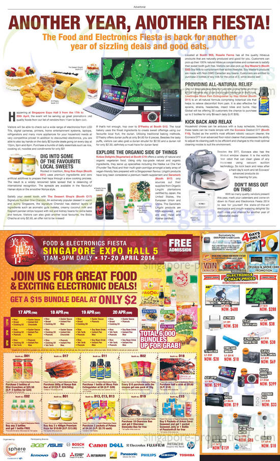 17 Apr Highlights, Bundle Deals, Electronics, TVs, Washers, Fridges, Notebook, Printers