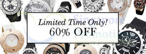 Featured image for (EXPIRED) 25 Hours 60% OFF Selected Watches Promo 19 Mar 2014