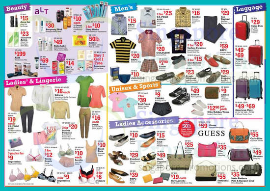 26 Mar Beauty, Mens, Ladies, Sports, Luggage