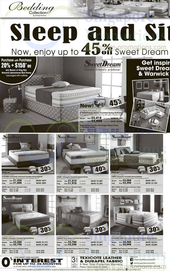 Bedding Collection, Mattresses, Sweet Dream