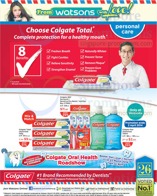 Colgate Products, 360, Total, Plex