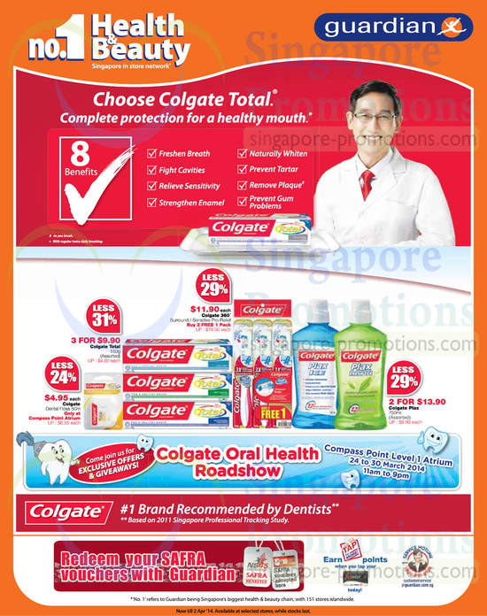 Colgate Products, Compass Point Roadshow