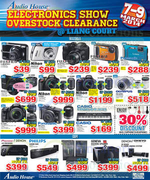 Featured image for Audio House Electronics, TV, Notebooks & Appliances Offers @ Liang Court 7 – 9 Mar 2014