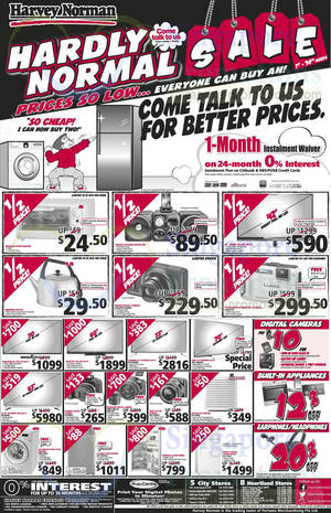 Featured image for (EXPIRED) Harvey Norman Digital Cameras, Furniture, Notebooks & Appliances Offers 8 – 14 Mar 2014