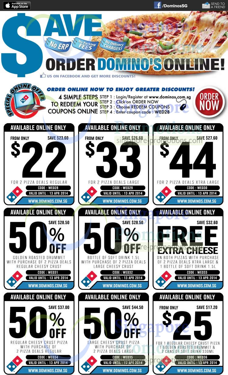 dominos coupon