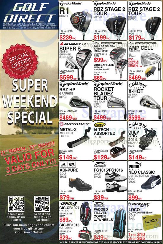 Golf Direct 22 Mar 2014