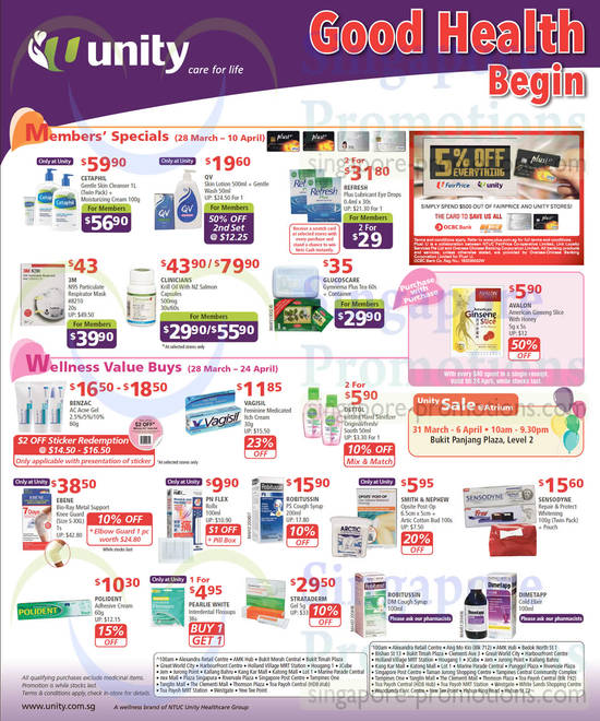 Member Specials, Wellness Value Buys, Skin Care, Health Care, Cetaphil, QV, Refresh, 3M, Clinicians, Glucoscare, Ebene, PN Flex, Robitussin, Dettol, Sensodyne, Strataderm