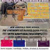 Featured image for (EXPIRED) MyBagEmpire Branded Handbags & Accessories Sale @ Compass Point 10 – 16 Mar 2014