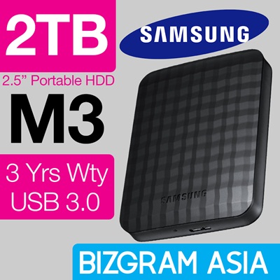 Featured image for Samsung $122 2TB USB 3.0 M3 External Storage Drive Deal 5 - 6 Sep 2015