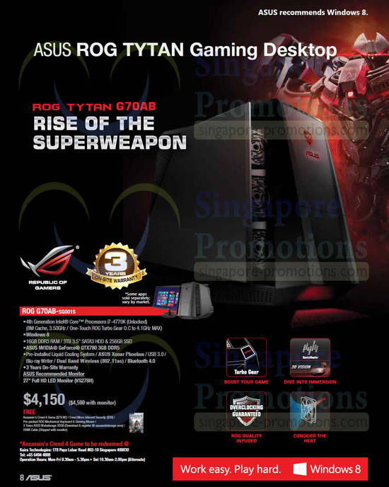 ROG TYTAN Gaming Desktop PCs