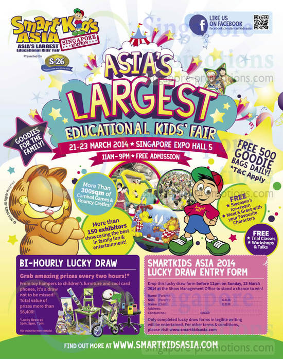 SmartKids Asia Event Venue, Dates, Lucky Draw