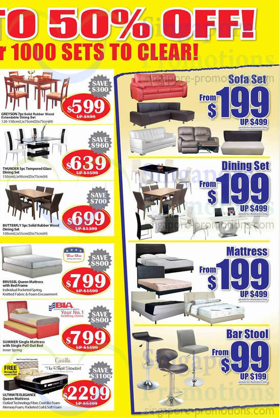 Sofa Sets, Dining Sets