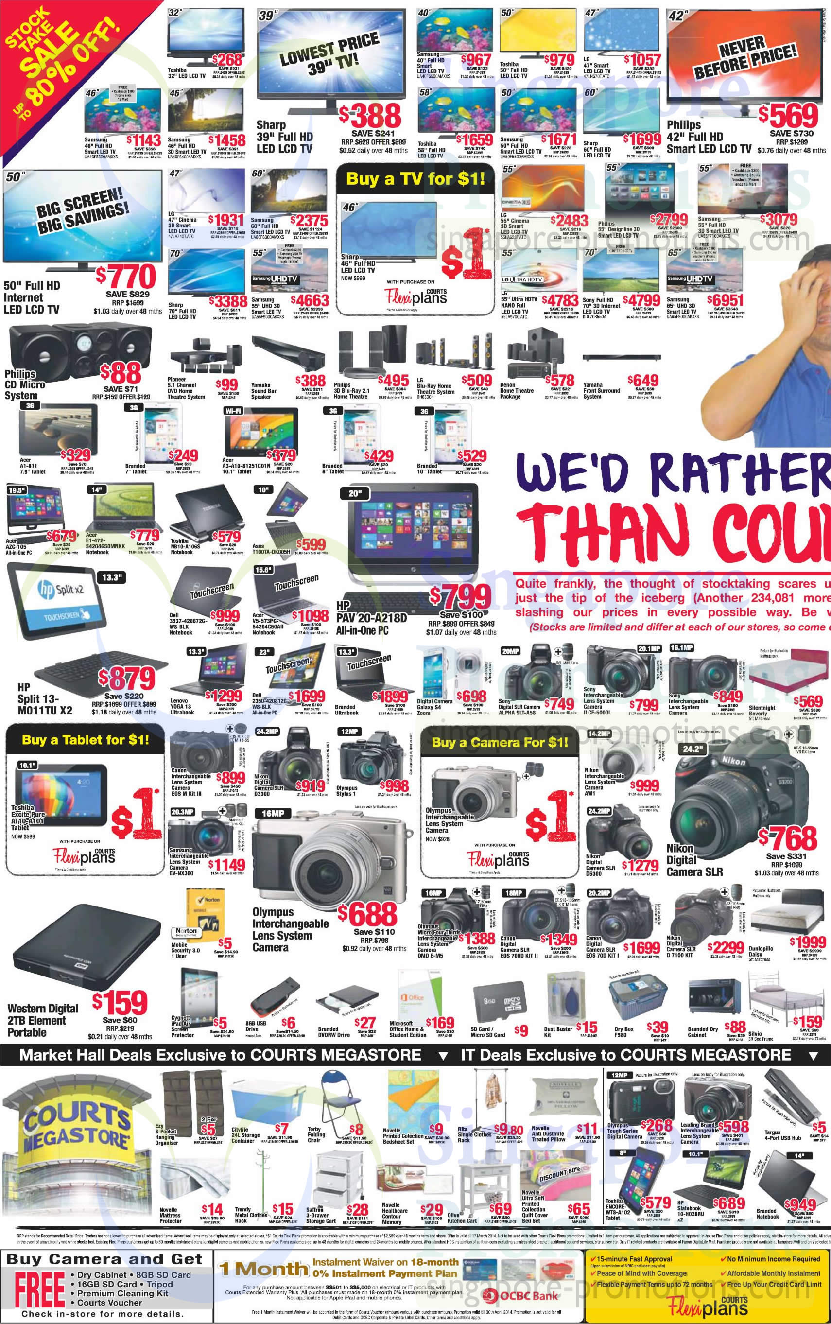 Featured image for Courts Stock Take Offers 15 - 17 Mar 2014