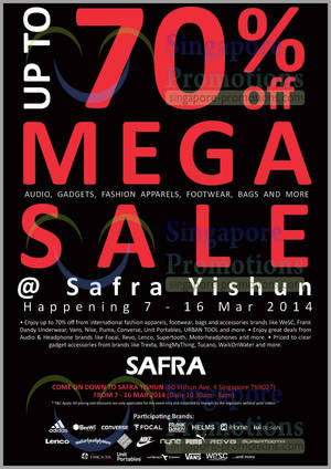 Featured image for (EXPIRED) WeSC Up To 70% OFF Mega SALE @ Safra Yishun 7 – 16 Mar 2014