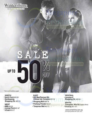 Featured image for (EXPIRED) Winter Time Up To 50% SALE 14 Mar 2014
