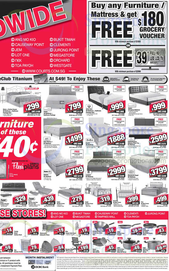 19 Apr Islandwide Mattresses, Sofa Beds, Beanbags, Trolleys, Pots, Dreamcaster, Maxcoil, Dunlopillo, Fuze, Posture Premier