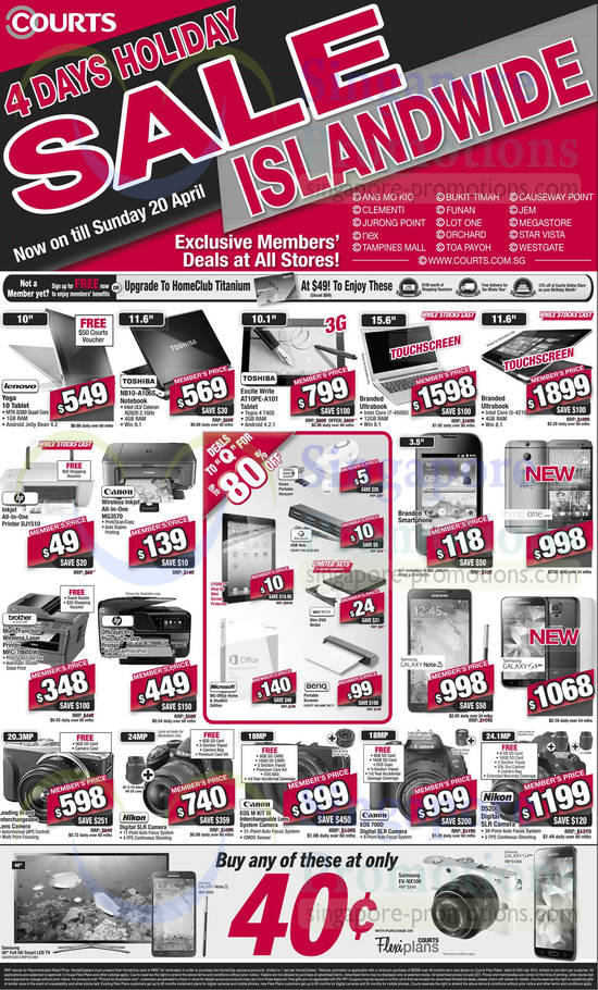 19 Apr Islandwide Mobile Phones, Tablets, Cameras, Notebooks, Printers, Samsung, Canon, Nikon, HP, Toshiba, Lenovo