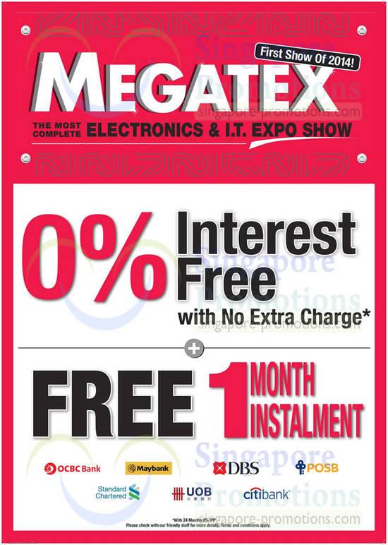 23 Apr 0 Percent Interest Free, Free 1 Month Instalment