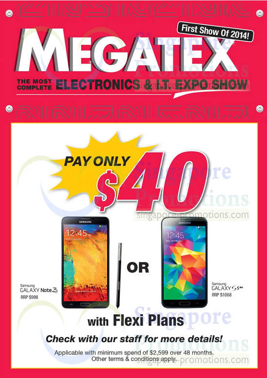 23 Apr Flexi Plans 40 Dollar Samsung Galaxy Note 3, Galaxy S5